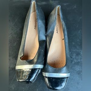 Black Low Heel Women’s Shoes ( Size 10 )
